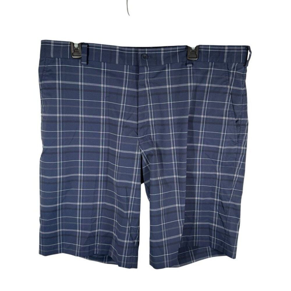 Nike Golf Dri-Fit Blue Plaid Shorts